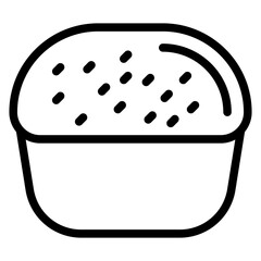 Scone Vector Design Icon Style