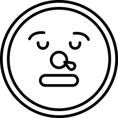 Obraz premium Sick Icon