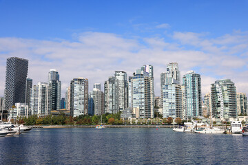 Fototapeta premium Vancouver BC downtown buildings