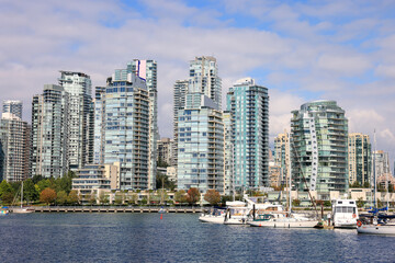 Obraz premium Vancouver BC downtown buildings