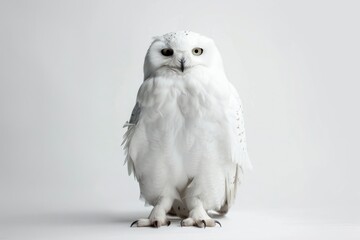 Obraz premium Majestic snowy owl portrait
