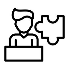 Candidate Mosaic Vector Design Icon Style