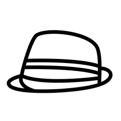 Reporter Hat Vector Design Icon Style