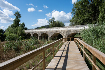 Beautiful boardwalk in Pombal