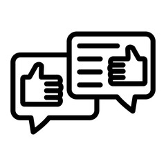 Feedback Vector Design Icon Style