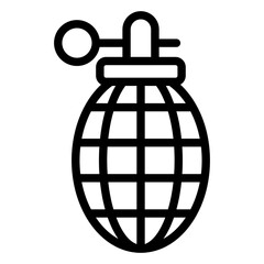 Hand Grenade Vector Design Icon Style