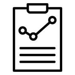 Reporting Vector Design Icon Style