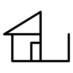 Reconstruction Vector Design Icon Style