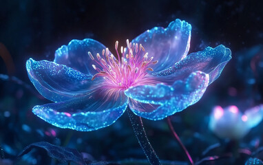 bioluminescent flowers