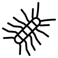 Centipede Bait Vector Design Icon Style
