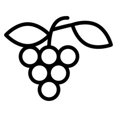 Grape Vector Design Icon Style