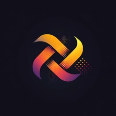 An abstract logo featuring a swirling, interconnected loop with a gradient of orange, yellow, and purple colors. The image represents concepts of infinity, collaboration, and modern technology.
