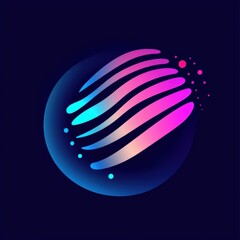 An abstract, glowing orb with swirling lines in a vibrant blue and pink gradient. The image represents concepts of digital data, communication, and modern technology.