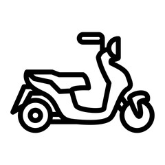 Scooter Vector Design Icon Style