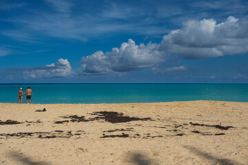 Tropical paradise Caribbean white sandy beach laguna luxury resort refuge hideaway getaway Bermuda island for deluxe dream holiday vacation picturesque landscape seascape scenery