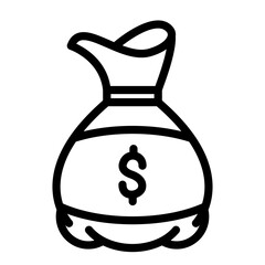 Money Bag Vector Design Icon Style