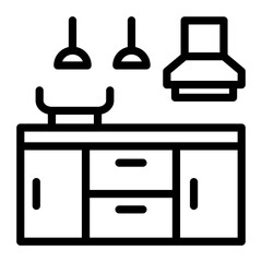 Kitchen Vector Design Icon Style