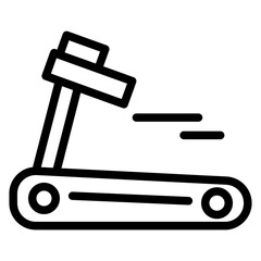 Treadmill Vector Design Icon Style