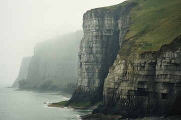 Sea cliffs outdoors nature coast.