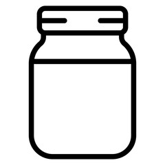 Jar Vector Design Icon Style