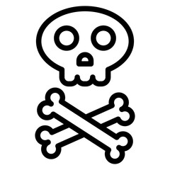 Memento Mori Vector Design Icon Style