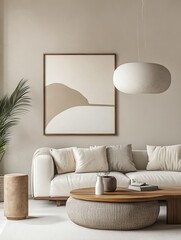 Mock up interior wall art