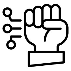 Digital Sovereignty Vector Design Icon Style