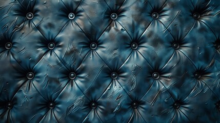 Fototapeta premium Blue leather texture background