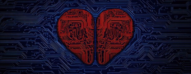 Heart-shaped brain circuit, showing the cognitive benefits of cardiovascular exercise, [Cardiovascular Health, Brain, Fitness]
