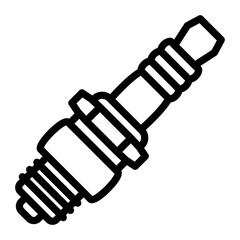 Spark Plug Vector Design Icon Style