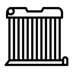 Radiator Vector Design Icon Style
