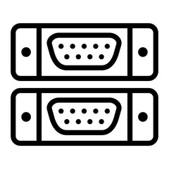 Port Vector Design Icon Style