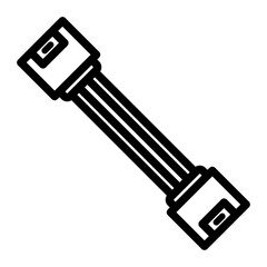 Cable Sleeve Vector Design Icon Style