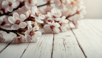 Fototapeta premium Close-up of cherry blossoms in full bloom