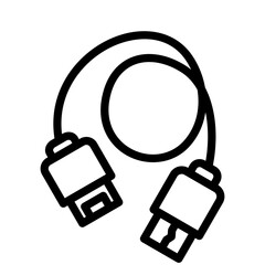 Cable Harness Vector Design Icon Style