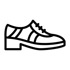 Wingtip Shoes Vector Design Icon Style