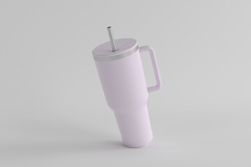 Travel Mug Hot Jar Drinking Cup Mock up