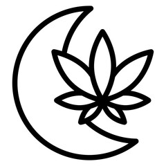 Mary Jane Moon Vector Design Icon Style