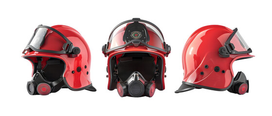 Fototapeta premium fireman helmet png transparent background