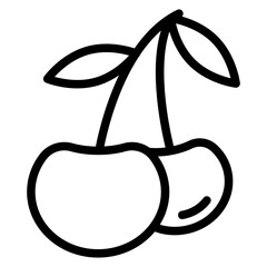 Cherry Craze Vector Design Icon Style