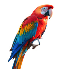 Naklejka premium Macaw isolate transparency background PNG