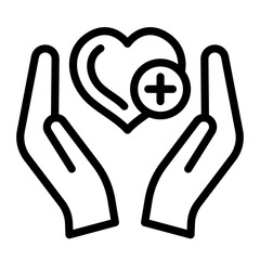 Hope Healer Vector Design Icon Style