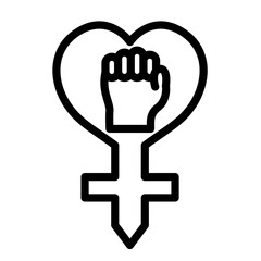 Empowerment Emblem Vector Design Icon Style