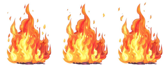 fire vector png transparent background