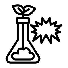 Bio Burst Vector Design Icon Style