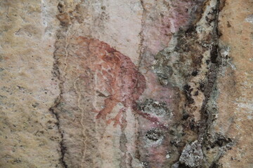 sítio arqueollógico com pinturas rupestres em alcinópolis, mato grosso 