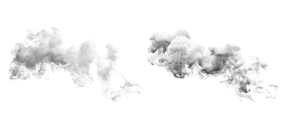 Fototapeta premium white smoke png transparent background