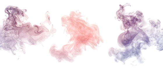 Fototapeta premium colour smoke png transparent background