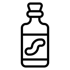 Mustard Bottle Vector Design Icon Style