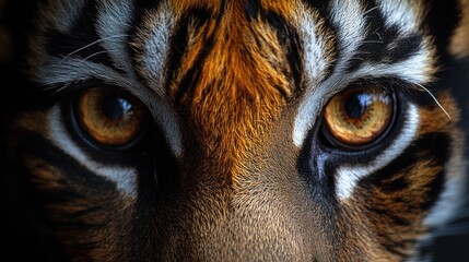 Macro shot on animal face, focused eyes and skin, closed up shot on wild animal